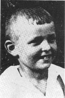 Hier: Der 4jährige Willi Graf in Kuchenheim (1922)