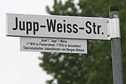 Jupp-Weiss-Straßeneinweihung