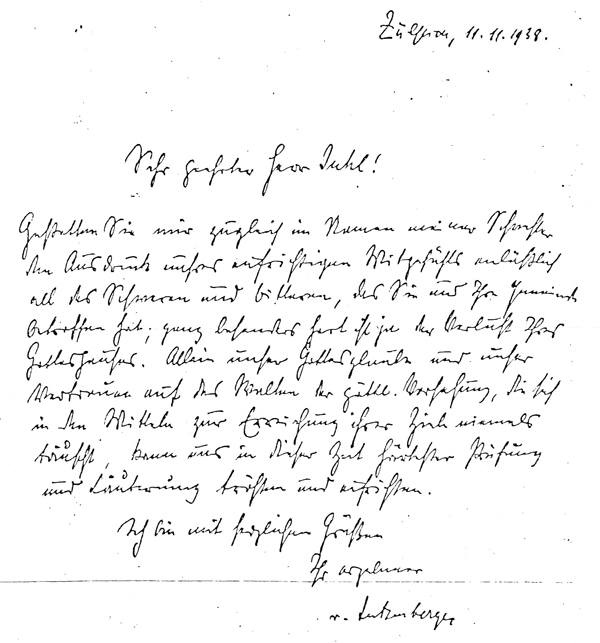Lutzenberger Brief
